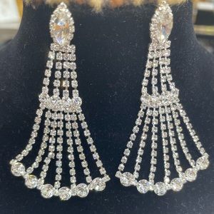 long luxurious crystal earrings!!